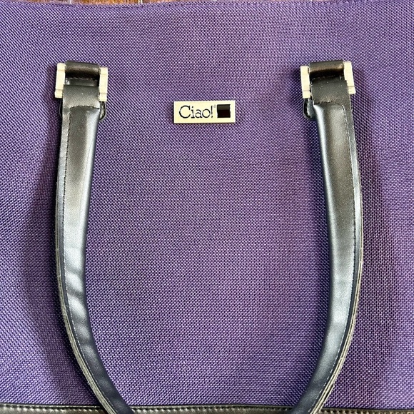 Large purple Ciao! tote bag, like new:)‎ - Picture 2 of 6